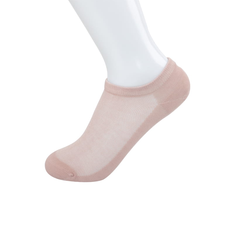 Ultra tenues pectinatum bombacio nylon aurethane color medium reticulum manus-suta femina navi socks