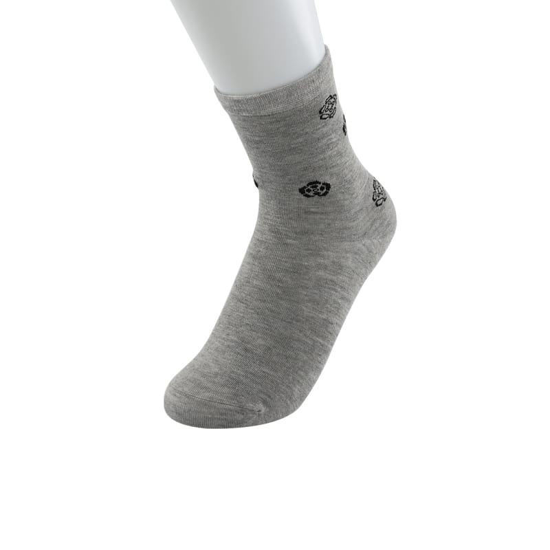 Sericum nylon peram mollis stamina flosculi exemplaris manu confirmati, socks feminae consutae