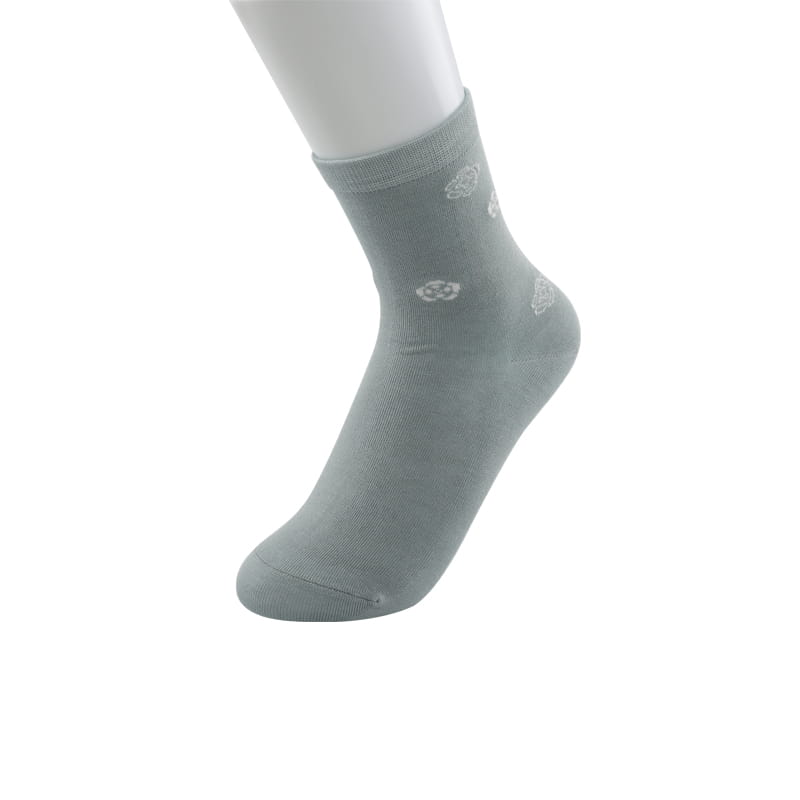 Sericum nylon peram mollis stamina flosculi exemplaris manu confirmati, socks feminae consutae