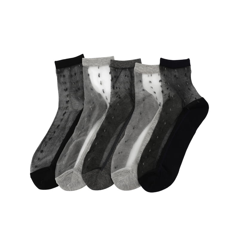 Patented product Casual masculus cristallus bombacio verticalis deorsum nylon socks