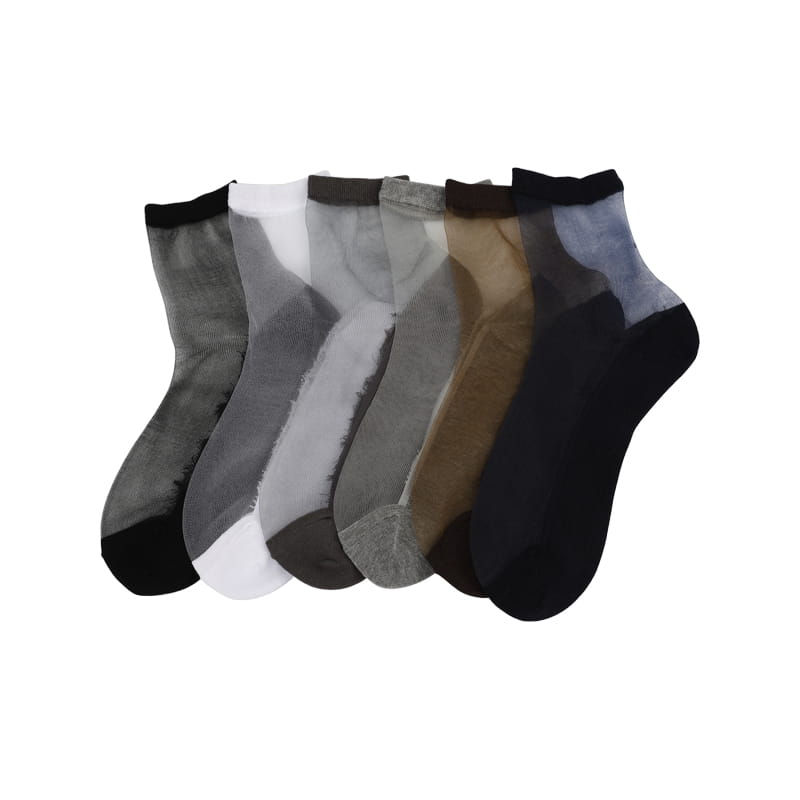 Casual hominum nylon tibialia bombacio fundo anti-lapsus munus tenues hominum socks