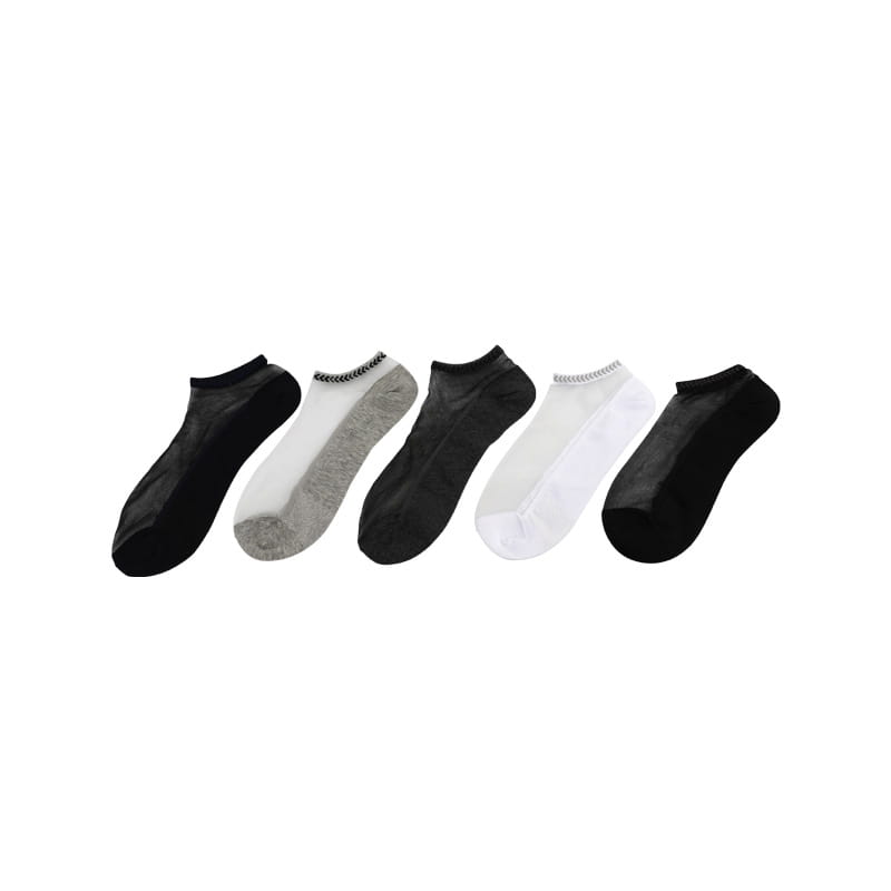 Fashion aestate tenues sericum nylon crystallum tibialia Suspendisse homines talos socks