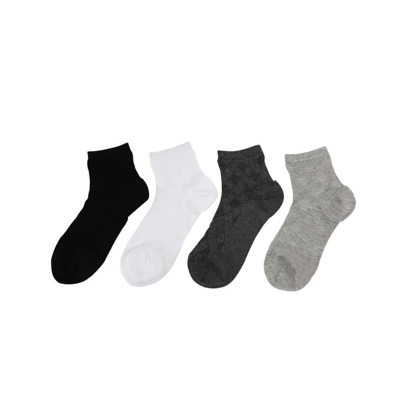 Ultra tenues iaspis mollis sericum dimidium reticulum manu-consuta fortuita hominum navi tarso socks