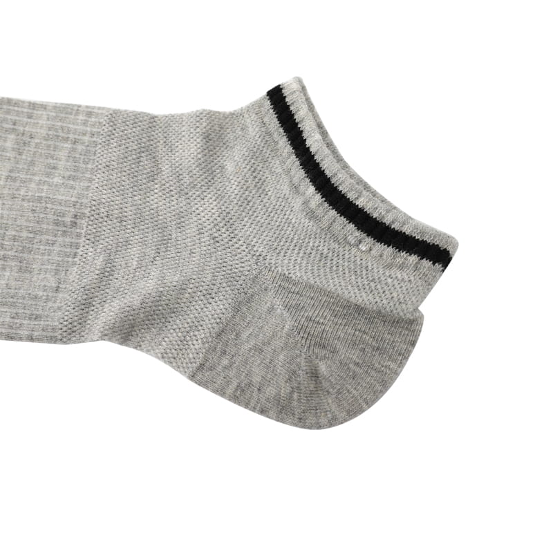 Ultra tenues denim jacquard reticulum pectinatum molles manus-suta lusus hominum navi socks