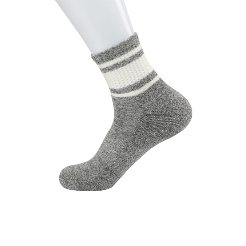 C% bombacio terry fortuita habena horizontalis flos unicus compressionis munus ludis homo socks