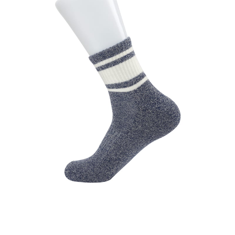 C% bombacio terry fortuita habena horizontalis flos unicus compressionis munus ludis homo socks