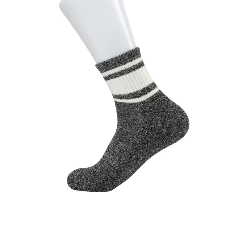 C% bombacio terry fortuita habena horizontalis flos unicus compressionis munus ludis homo socks