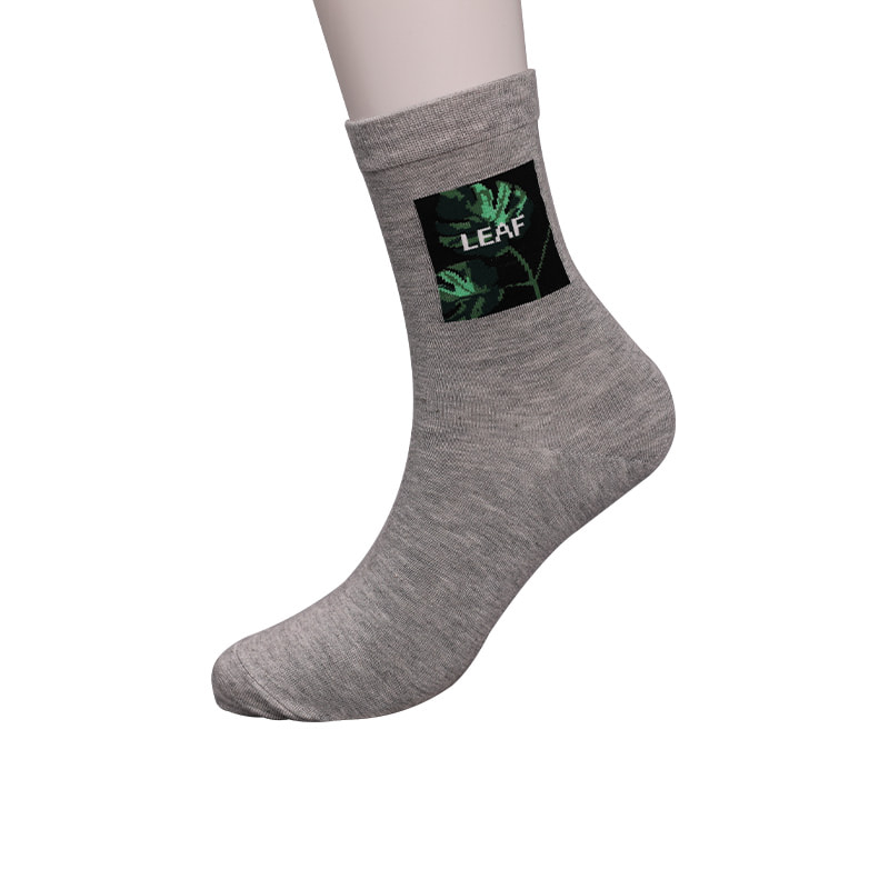 Mollis sericum nylon involvit spandex imitatio 3D typis jacquard manu sutilis autumni et hiemis socks WSD2850