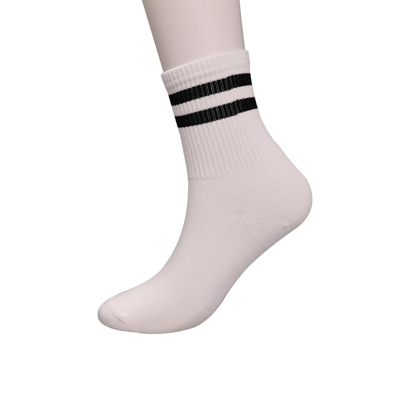 Sericum nylon molle ductum ammoniacum 2 fasciolis horizontalibus et manu-sutilis mulierum socks WSD1536 roboratur.