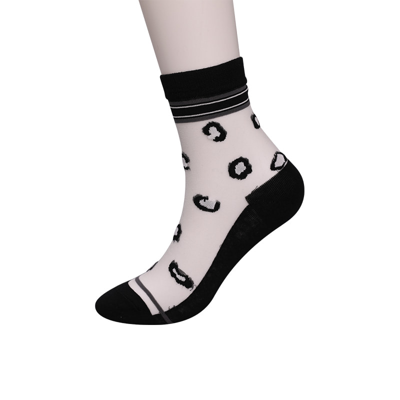 Fashion pellucidum nylon bombacio serici fundo feminarum tibialia pardus exemplar floris serici pellucidalis feminarum tibialia crystalli serici feminarum tibialia WSD1939