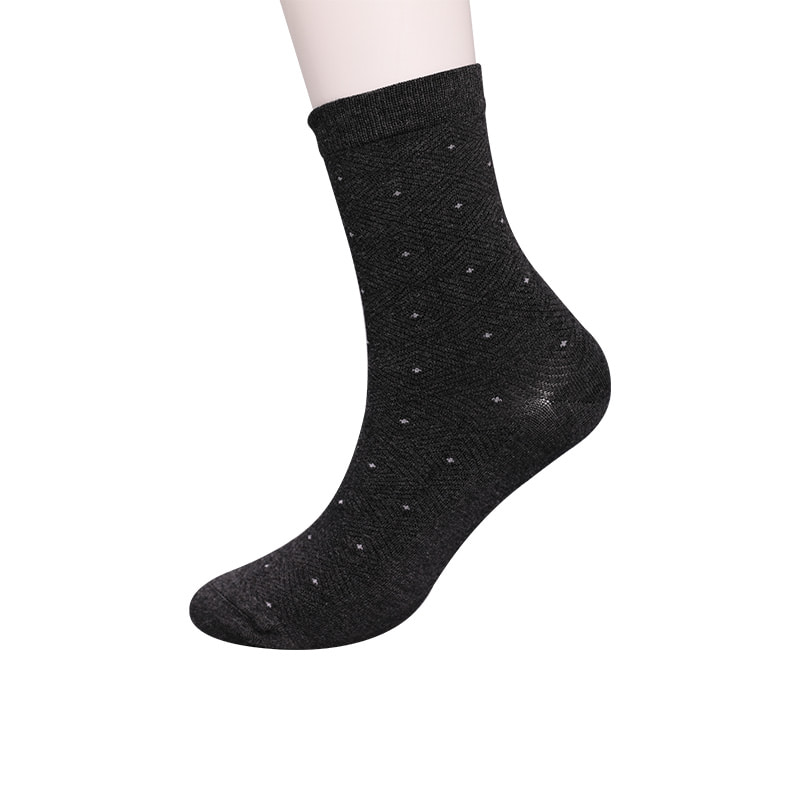 Molle sericum nylon ammoniaci involutum, invisibilis adamantinum instar parvae dotulae jacquard manus-sutae hieme crassae hominum socks WSD2851.
