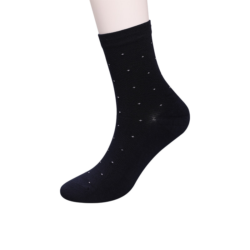 Molle sericum nylon ammoniaci involutum, invisibilis adamantinum instar parvae dotulae jacquard manus-sutae hieme crassae hominum socks WSD2851.