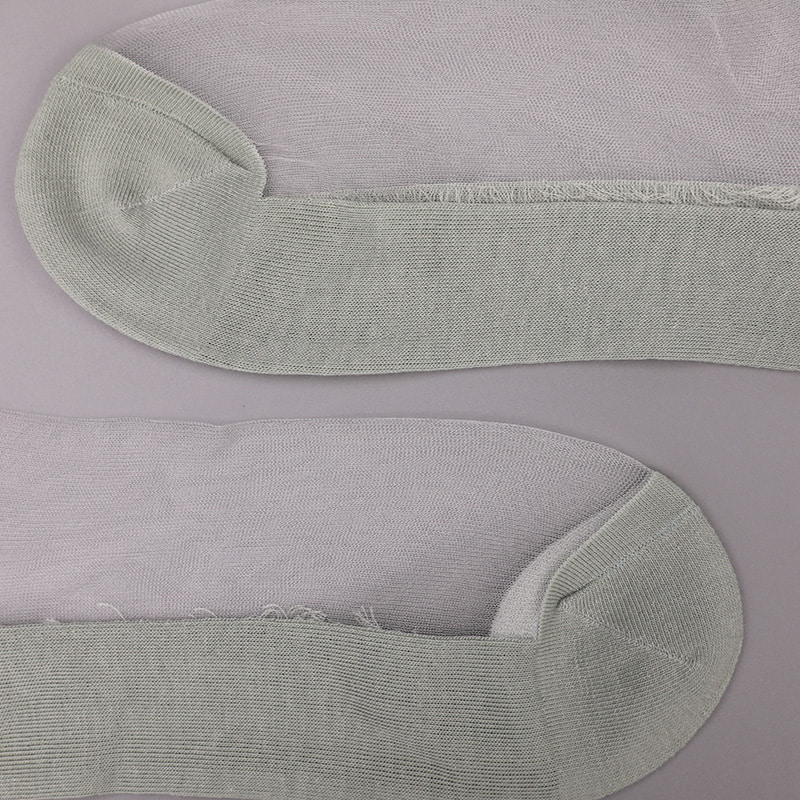 Fashion nylon diaphanum sericum bombacio fundum feminae navi socks top margaritum vitreum vitrum sericum mulieres navi socks WSD1288