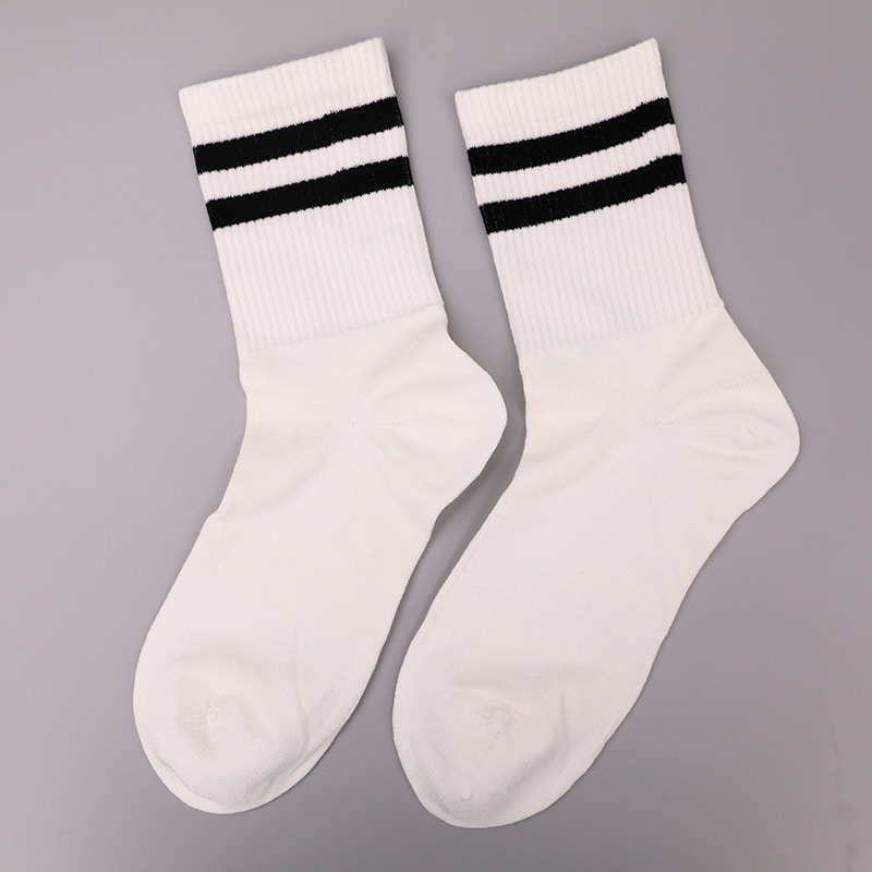Sericum nylon molle ductum ammoniacum 2 fasciolis horizontalibus et manu-sutilis mulierum socks WSD1536 roboratur.