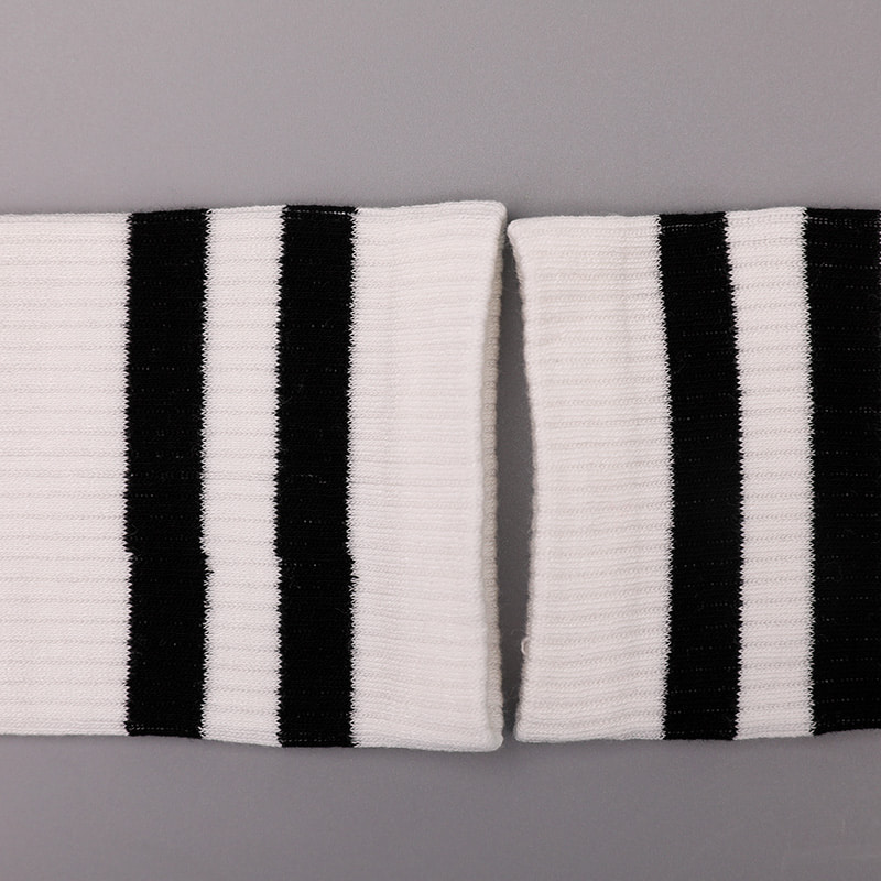 Sericum nylon molle ductum ammoniacum 2 fasciolis horizontalibus et manu-sutilis mulierum socks WSD1536 roboratur.
