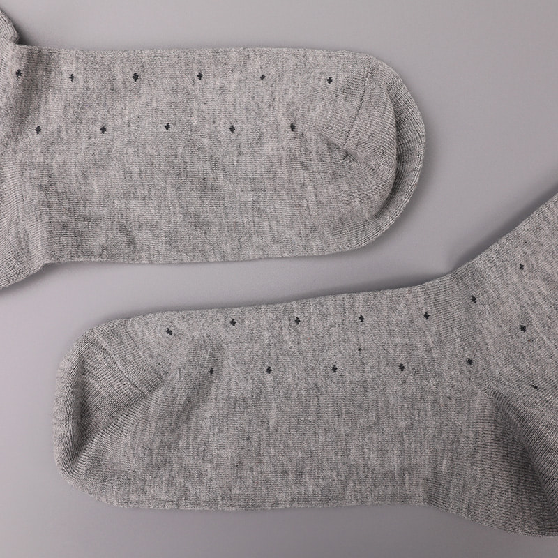 Molle sericum nylon ammoniaci involutum, invisibilis adamantinum instar parvae dotulae jacquard manus-sutae hieme crassae hominum socks WSD2851.