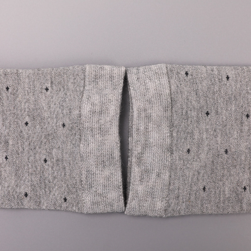 Molle sericum nylon ammoniaci involutum, invisibilis adamantinum instar parvae dotulae jacquard manus-sutae hieme crassae hominum socks WSD2851.
