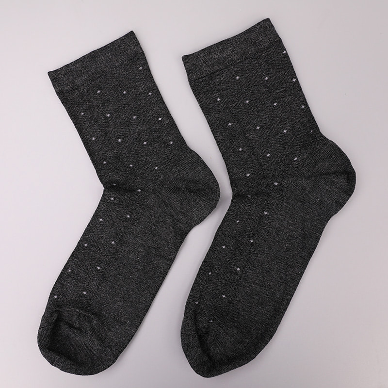 Molle sericum nylon ammoniaci involutum, invisibilis adamantinum instar parvae dotulae jacquard manus-sutae hieme crassae hominum socks WSD2851.