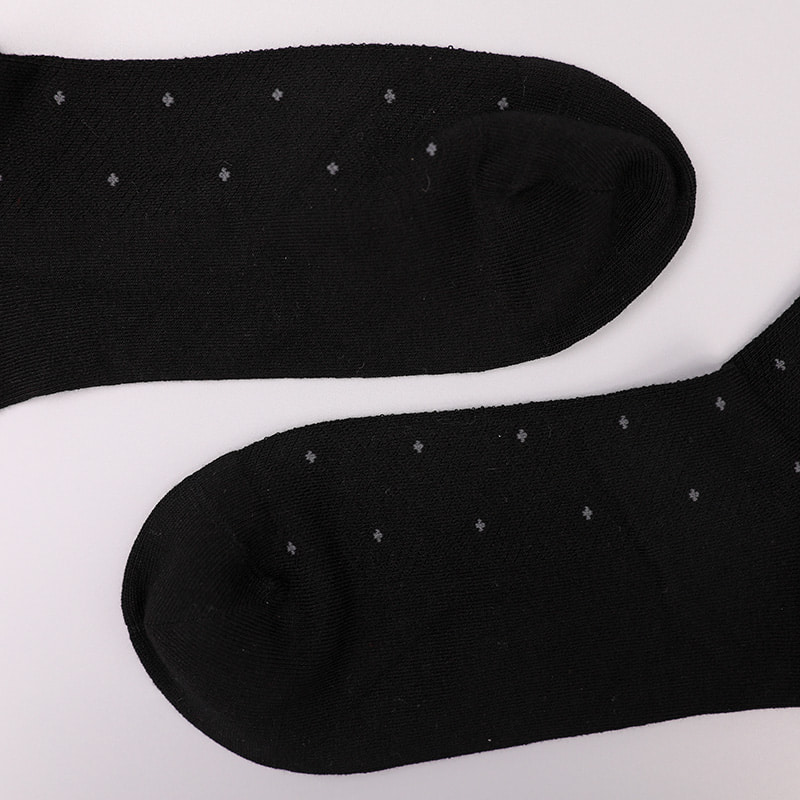 Molle sericum nylon ammoniaci involutum, invisibilis adamantinum instar parvae dotulae jacquard manus-sutae hieme crassae hominum socks WSD2851.