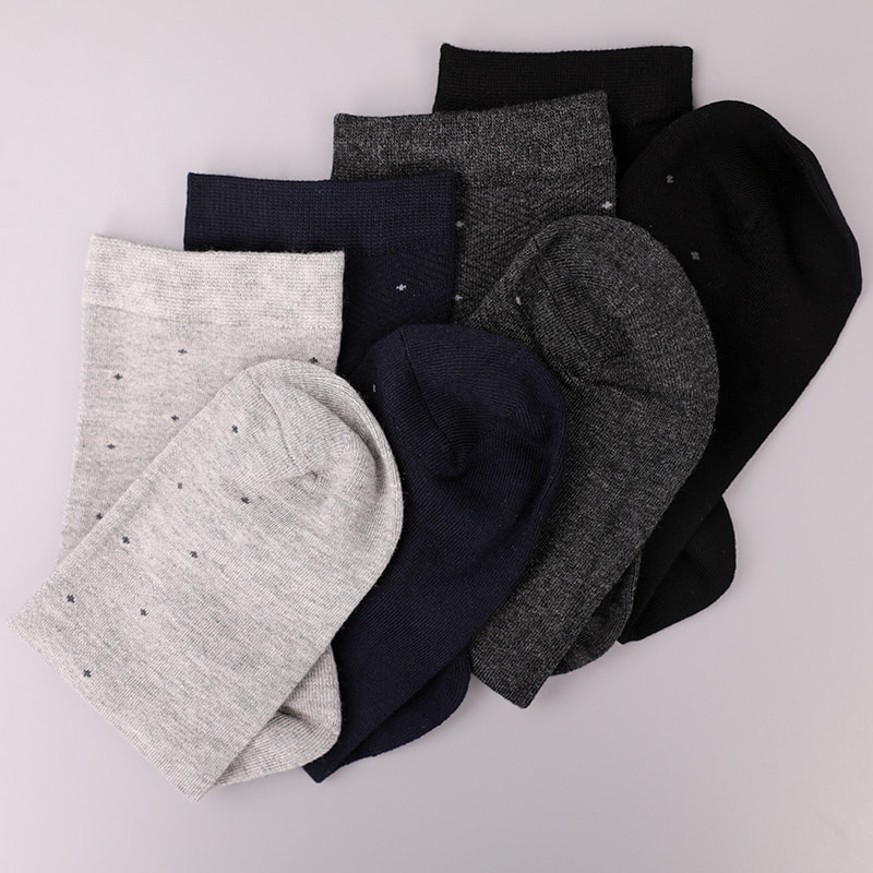 Molle sericum nylon ammoniaci involutum, invisibilis adamantinum instar parvae dotulae jacquard manus-sutae hieme crassae hominum socks WSD2851.