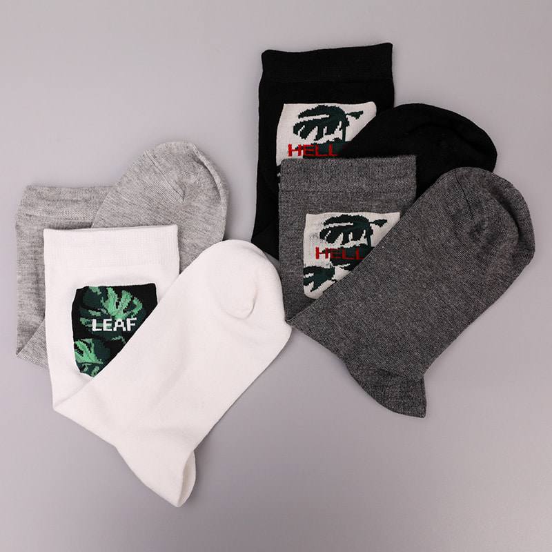 Mollis sericum nylon involvit spandex imitatio 3D typis jacquard manu sutilis autumni et hiemis socks WSD2850