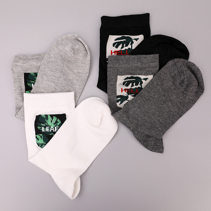 Mollis sericum nylon involvit spandex imitatio 3D typis jacquard manu sutilis autumni et hiemis socks WSD2850