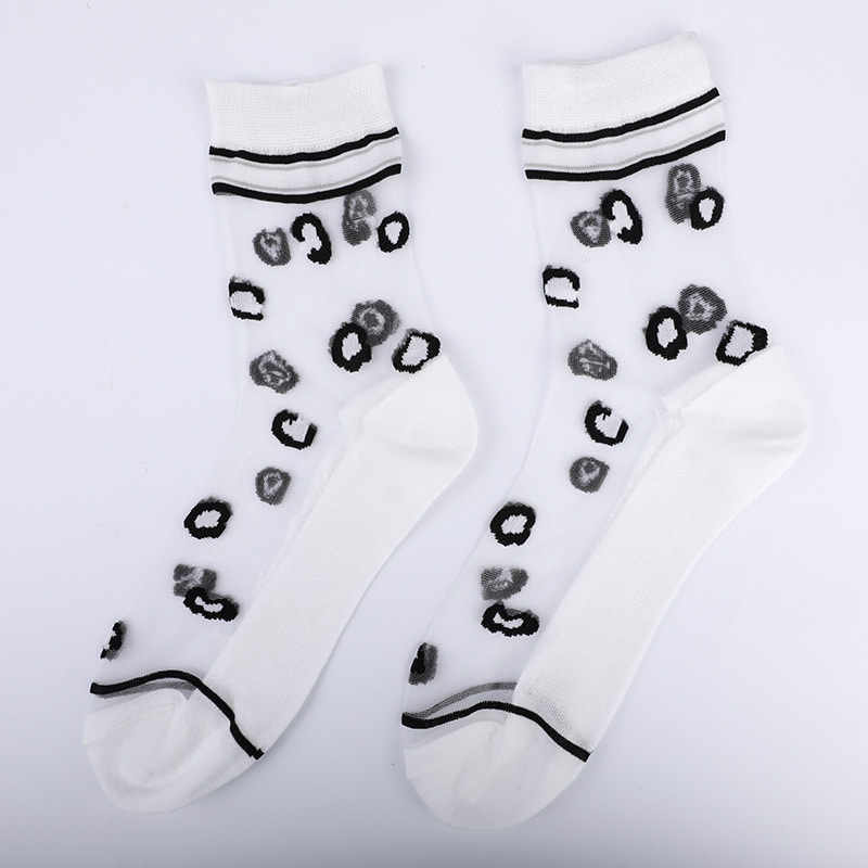 Fashion pellucidum nylon bombacio serici fundo feminarum tibialia pardus exemplar floris serici pellucidalis feminarum tibialia crystalli serici feminarum tibialia WSD1939