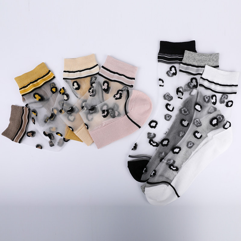 Fashion pellucidum nylon bombacio serici fundo feminarum tibialia pardus exemplar floris serici pellucidalis feminarum tibialia crystalli serici feminarum tibialia WSD1939