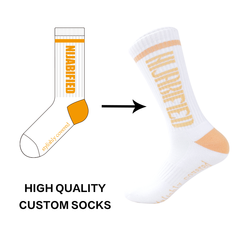 Custom Logo Mens Socks Sport Athletic Running Sneaker Hardloopsokken Oem Cotton Men Crew Custom Socks