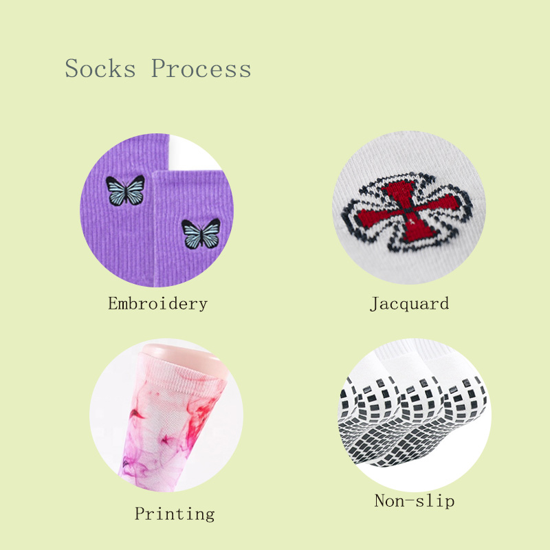 Fashion Tie Dye Personalized Sox Jacquard Oem Crew Street Sport Men Print Designer Logo Custom Socks