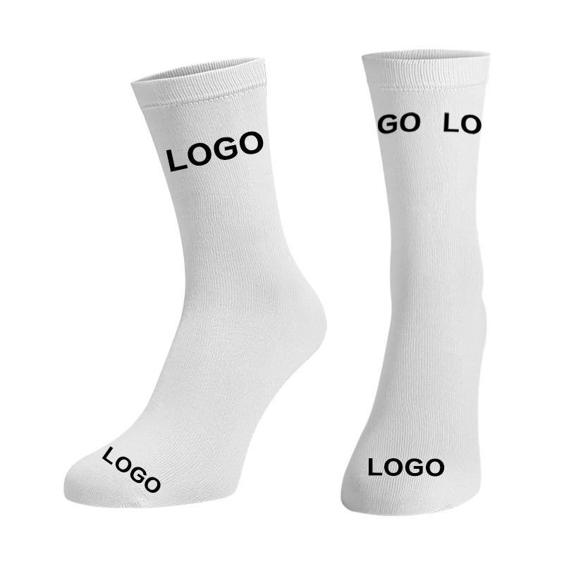 Unisex adult Comfort Fit Performance Cotton Logo Oem Custom Men Socks Sports