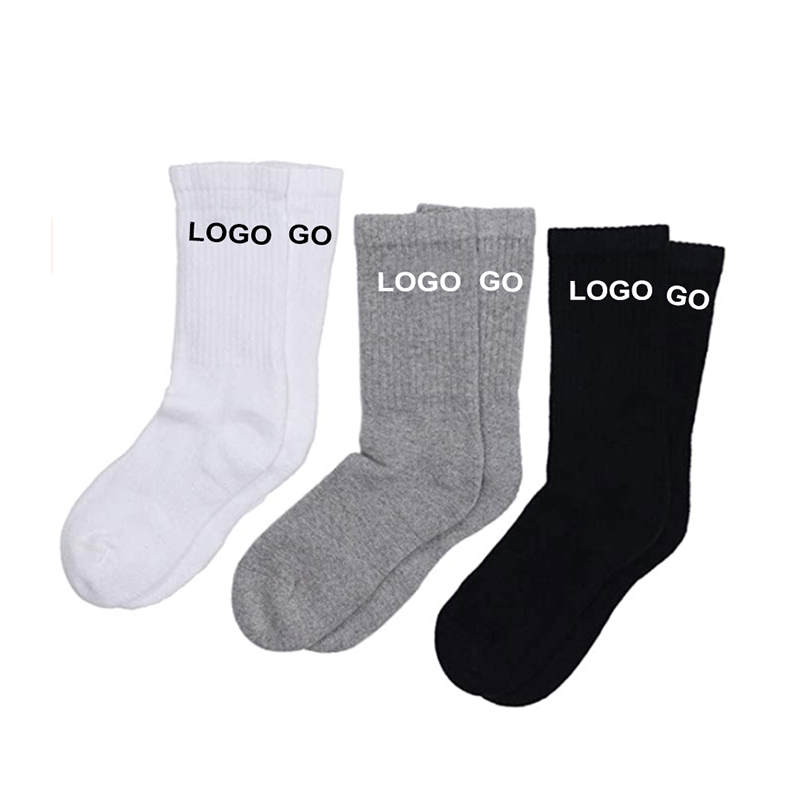 Custom Design Your Own Plain Athletic Logo Customize Men Cotton Custom Logo Basketball Socks