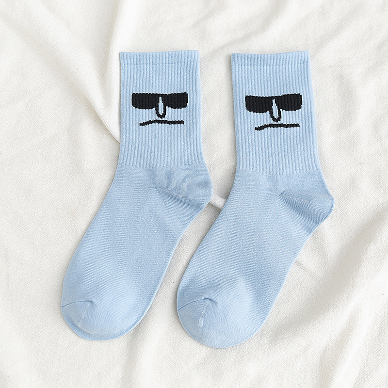 Custom Tube Cute Fall Happy Novitates Funny Cotton Unique Smile Crew Socks Unisex