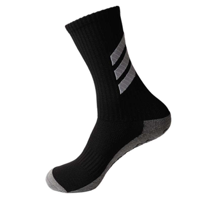 Compression Sport Running Anti Sip Football Custom Grip Custom Socks Logo