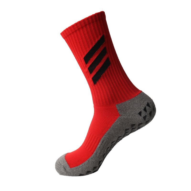 Compression Sport Running Anti Sip Football Custom Grip Custom Socks Logo