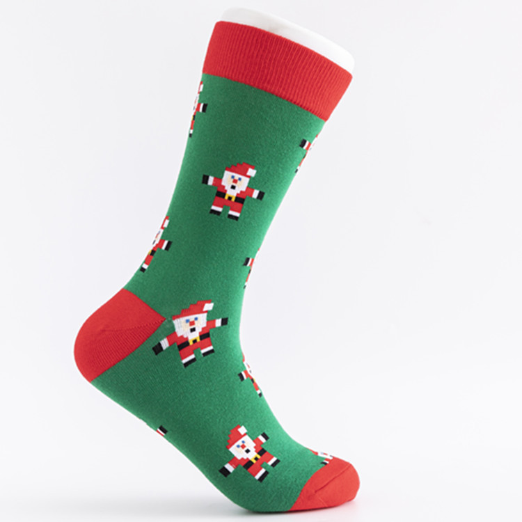 High Quality New Arrival Adventus Comfort Funny Cotton Winter New Year Christmas Socks