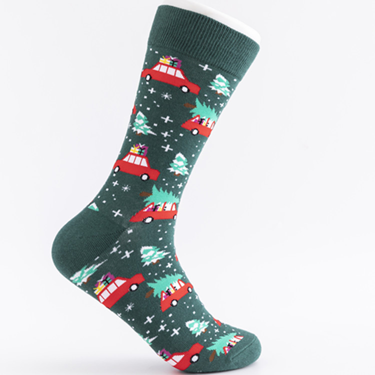 High Quality New Arrival Adventus Comfort Funny Cotton Winter New Year Christmas Socks