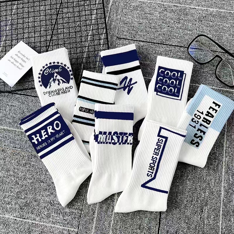 OEM design logo exemplum bombacio cantavit streetwear consuetudo ludis harajuku socks