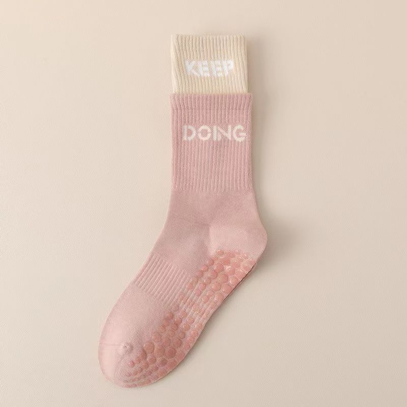 ludus design ribbed pilates mos logo non lapsus yoga consuetudo tenaci socks