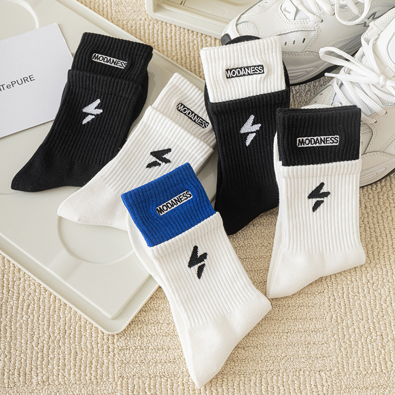 cotton currens sneaker high quality custom skateboard sport socks custom logo