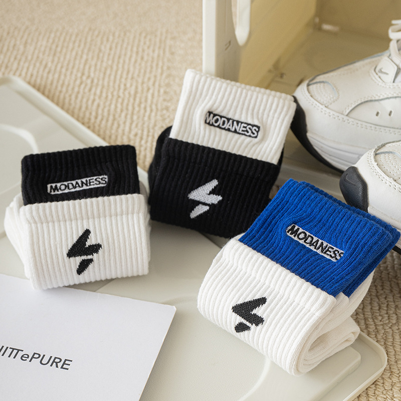 cotton currens sneaker high quality custom skateboard sport socks custom logo